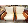 Image 2 : Pair of Maple Framed Client Chairs