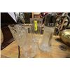 Image 1 : Set of 3 Vases & 1 Picture Crystal and/or Glass