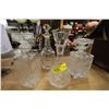 Image 1 : Set of 4 Crystal Decanters