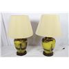 Image 1 : Pair of Oversized Bakelite Table Lamps