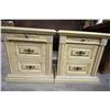 Image 1 : Pair of Leached Oak Nightstands