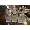 Image 1 : 3 Crystal Decanters