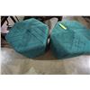 Image 2 : Pair of Octagon Foot Stools