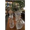 Image 2 : Lot of 7 Assorted Glass and/or Crystal vases