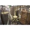 Image 3 : Large Entrance Way Chandelier Light Fixture 44in. H