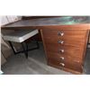 Image 1 : Single Pedestal desk (Approximately 6ft wide x 32in depth)