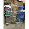 Image 1 : Misc. pallet of movie set dec - include Glasses, vases, electronic, collectible etc