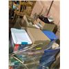 Image 2 : Misc. pallet of movie set dec - include Glasses, vases, electronic, collectible etc