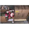 Image 1 : Four boxes of assorted Artificial Flower etc.