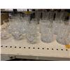 Image 2 : Shelf of assorted crystal and glass ware (Mostly Glasses)