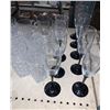Image 2 : Shelf of assorted Crystal/Glass Cups