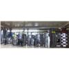 Image 1 : Shelf of Mostly stainless steal containers, Canister, pots etc