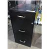 Image 2 : Three drawer Metal filing cabinet