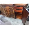 Image 3 : Inlaid Walnut Curved Front Sideboard 73in. W