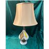 Image 1 : White & Gold Table Lamp