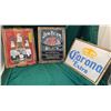 Image 1 : 3 Wood & Tin Beer Signs