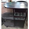 Image 1 : 3 Tier Serving Bar Cart on Wheels