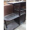 Image 2 : 3 Tier Serving Bar Cart on Wheels