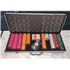 Image 1 : Aluminum Case Poker Set