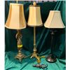 Image 1 : 3 Assorted Table Lamps