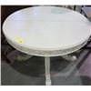 Image 1 : Painted Pedestal Dining Table 45in. Round