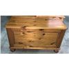 Image 1 : Solid pine blanket box made in England, 34"w x 18"d x 20"h