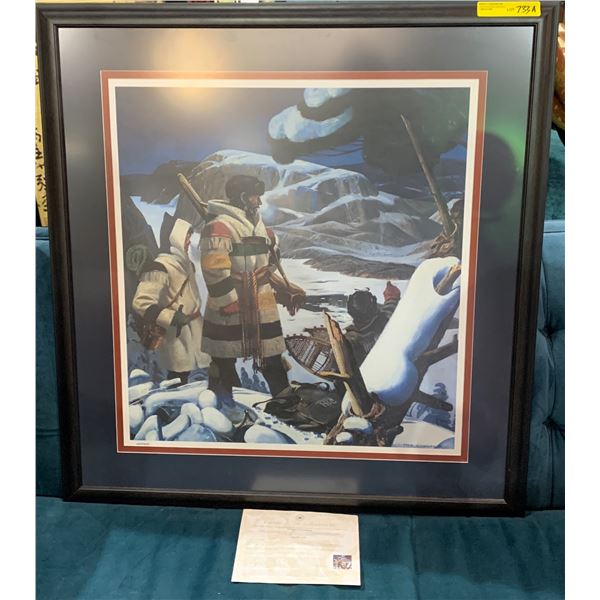 Signed and numbered limited edition print by, Charles F Comfort