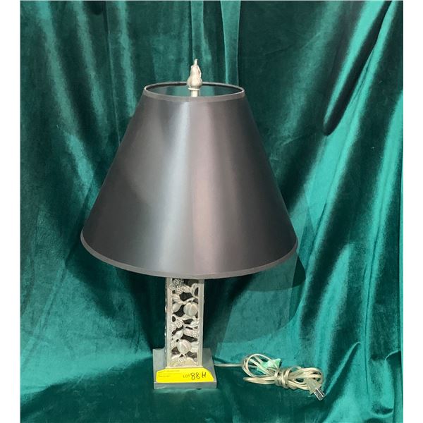 Pewter table lamp