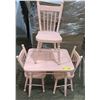 Image 1 : Childs pink table and 3 chairs