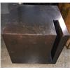 Image 2 : Pair of mahogany wood end tables, 20" x 20"