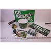 Image 1 : (8) Saskatchewan Roughrider Items