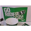 Image 6 : (8) Saskatchewan Roughrider Items