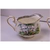 Image 4 : Royal Albert “Silver Birch” Cream & Sugar Set, Tray, and Gravy Boat