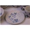 Image 3 : Set of Blue Ivy Royal Knight Dishes (8-Plates 7-Saucers 8-Bowls 1-Dessert Plate 10-cups and Cream &
