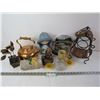Image 1 : Wine Rack - Copper Kettle - Candle Holders - Home Decorations