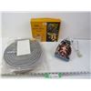 4360  Led Solar String Lights  Conair Steamer  Floor Cord Cover Kit