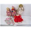 Image 1 : (4) Dolls (one missing head) - Doll Outfit