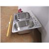 Image 3 : *Double sink stainless steel with gas can