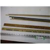 Image 2 : (2) Yard sticks Threaded rod, misc