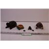Image 1 : (5) Decorative Turtles + Turtle Pendant