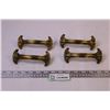 Image 1 : (4) Vintage Brass Door Pulls