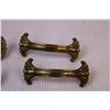 Image 3 : (4) Vintage Brass Door Pulls