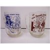 Image 2 : (4) Vintage Glass Beer Mugs and (3) Comedic Shot Glasses