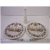 Image 1 : (2) Canada Centennial Plates and (1) Vase