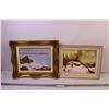 Image 1 : (2) Framed Paintings (W-15x12 G-17x13)