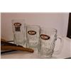 Image 2 : 6 Wood Hangers, 3 A&W Mugs
