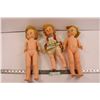 Image 1 : 3 Vintage Dolls