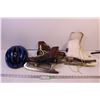 Image 1 : Pair of Canadian Made Vintage Hockey Skates (size 9), Vintage Figure Skates (Size 8ish) and a bike H
