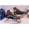 Image 4 : Pair of Canadian Made Vintage Hockey Skates (size 9), Vintage Figure Skates (Size 8ish) and a bike H