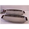 Image 2 : (4) Mid Century Serving Platters (1 Missing a Leg)